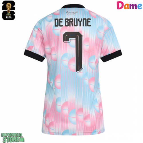 Belgien Kevin De Bruyne #7 Replika Udebanetrøje Dame VM 2026 Kortærmet